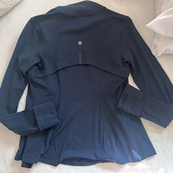 Lululemon Nulu Define Jacket Navy/Gold - Picture 3 of 3